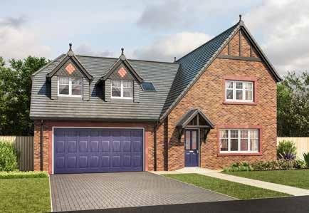 SANQUHAR: 4 bed detached house with integral double garage Approximate square footage: 1,763sq ft DRUMMOND: 4 bed detached
