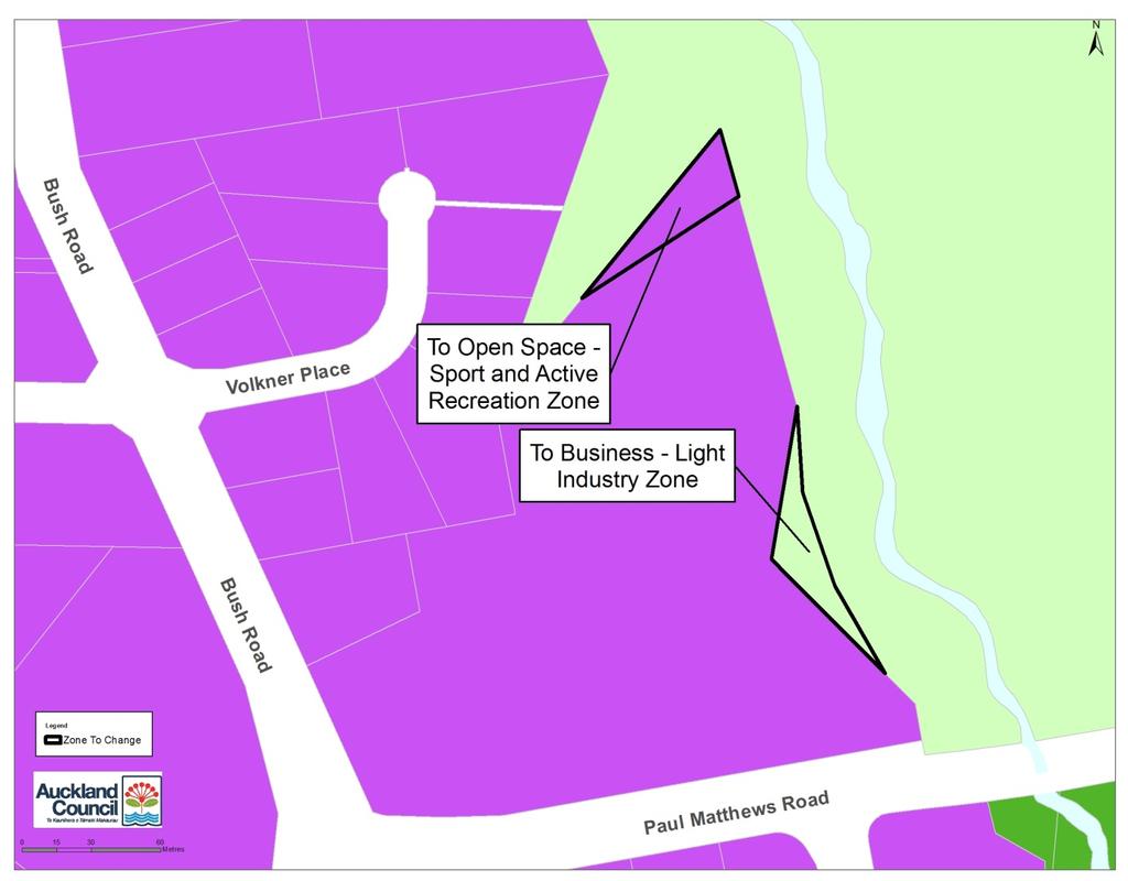 Geographic area: North Subject property: 8 Paul Mathews Drive, Rosedale & Rosedale Park (involves a land swap) Legal Description/s: Pt Lot 2 DP 171142 & part of Rosedale Park (Lot 4 DP 180979, Sec 1