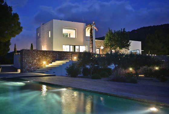Overview Can Vildas offers the luxury of total privacy in a tranquil, protected part of the island yet you can reach Ibiza town, the sandy south coast beaches and the airport
