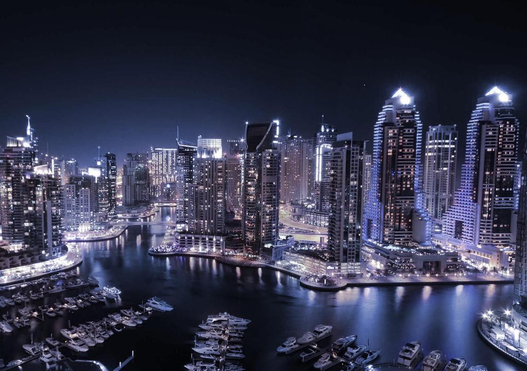 DUBAI MARINA Undisputedly one of Dubai s premier residential & hospitality districts, Dubai Marina comprises 50 million square feet of Gross Floor Area around a central canal that spans 3.