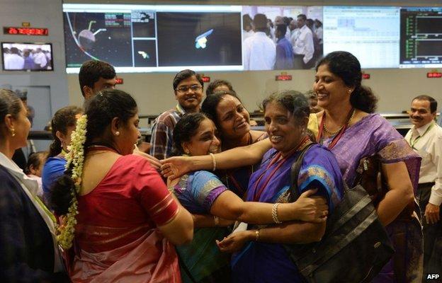10 Indian women scientists you should be proud of One of the most talked about images from India s Mars Orbiter Mission (MOM) was that of women scientists in ISRO celebrating the success of the