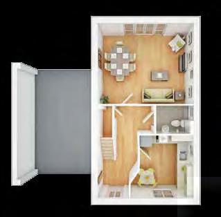 Ground Floor Living/Dining Room 5.00m 4.20m 16' 5" 13' 10" Kitchen (max.) 3.29m 3.27m 10' 10" 10' 9" First Floor Bedroom 2 3.80m 5.75m 12' 5" ' 10" Bedroom 3 2.71m 3.