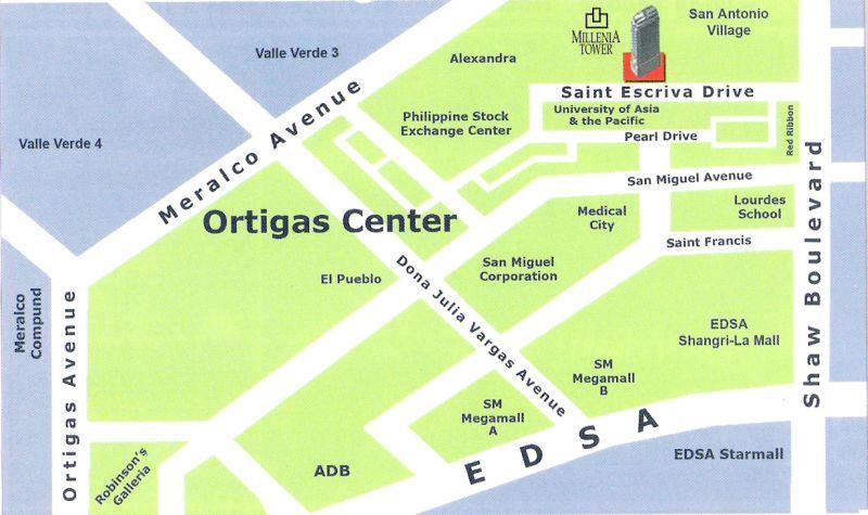 studio unit at Millenia Tower which is located at Escriva Drive, near University of Asia