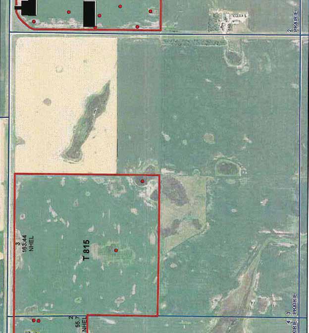 Parcel 2 Acres:168 +/- Cropland: 163 +/- Legal: NW ¼ of Section 3-136-60 2016 Taxes: $1,041.