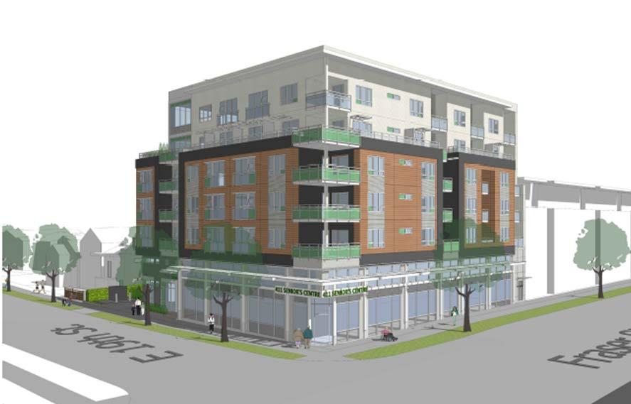 CD-1 Rezoning : 3510 Fraser Street RTS 12531 5 Kensington Cedar Cottage Vision The Vision was approved in 1998 and supports rezoning of non-profit social housing proposals secured through a housing