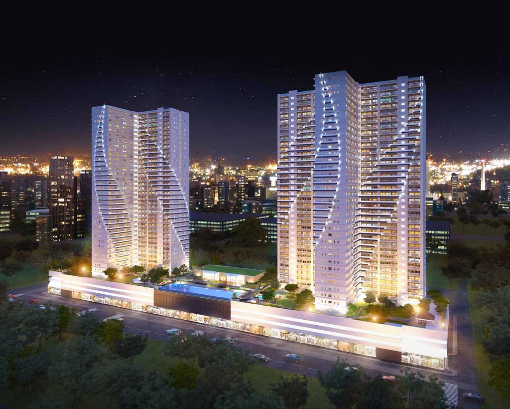 A FIVE-STAR LIFESTYLE IN THE NORTH Fern at Grass Residences, just beside SM City North EDSA, is an exclusive two-tower development located within the 5-hectare Grass Residences Complex.