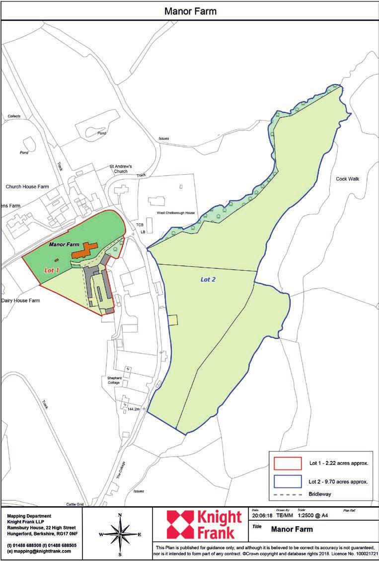 MANOR FARM Note: This plan is based upon the Ordnance Survey map with the sanction of the control of H.M. Stationary office. This plan is for convenience of purchasers only.