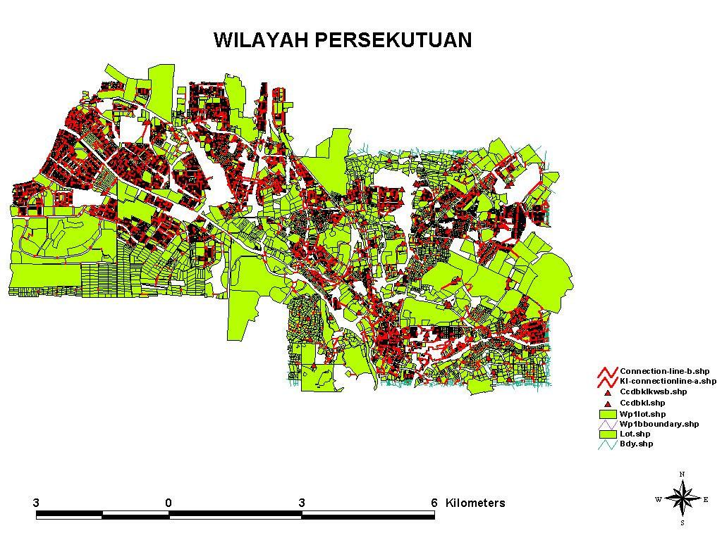 CADASTRAL INFRASTRUCTURE FOR STUDY AREA # 1: WILAYAH