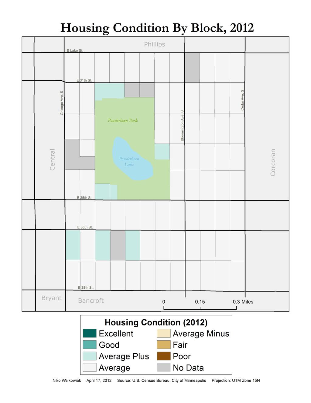 Map 7: Housing Condition by Block, 2012