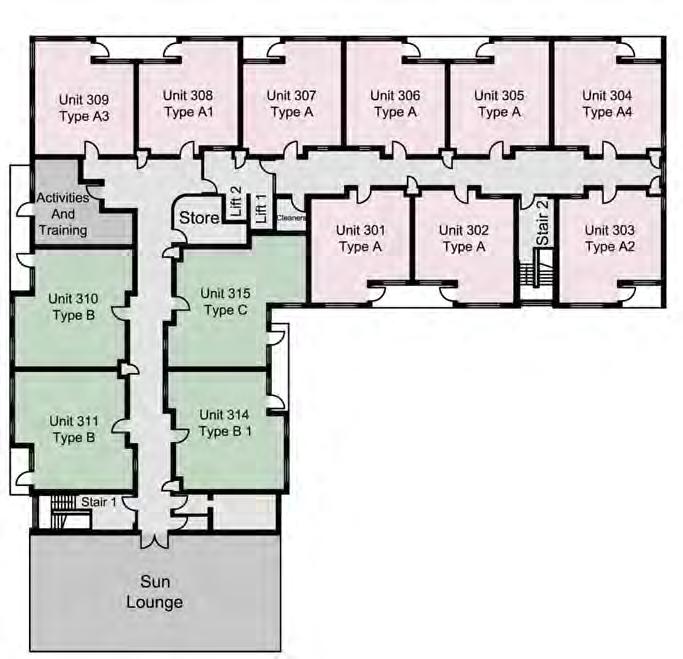 Apartment FIRST FOR SALE: Type B - 2 Bed Apartment Type B1-2 Bed Apartment Type C -