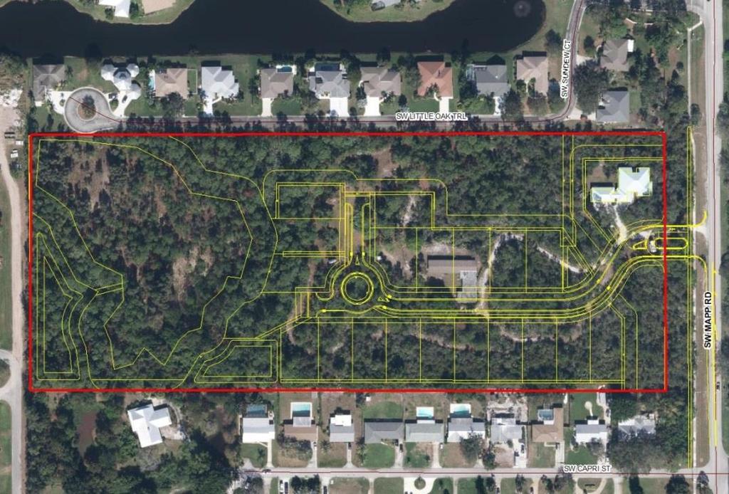 Figure 2: Subject Site 2017 Aerial with Site Plan Overlay Adjacent existing or