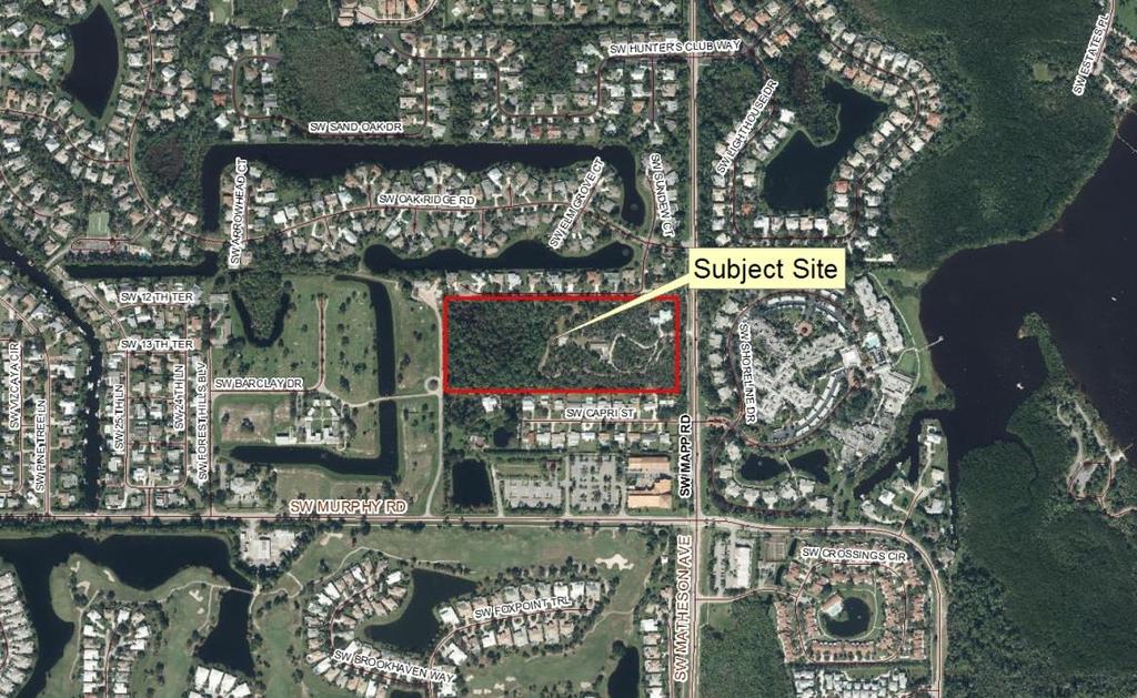 south: Single Family Subdivision (Capri) To the east: Residential Planned Unit