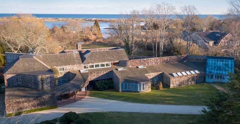 Property Details / Amenities / Features - Modern - Built in 1975-2 Stories - 3 Acres - South of the Highway - Views of Hook Pond and Ocean - Cedar Shingle Exterior - 7,500 SF+/- - 6 Bedrooms - 6