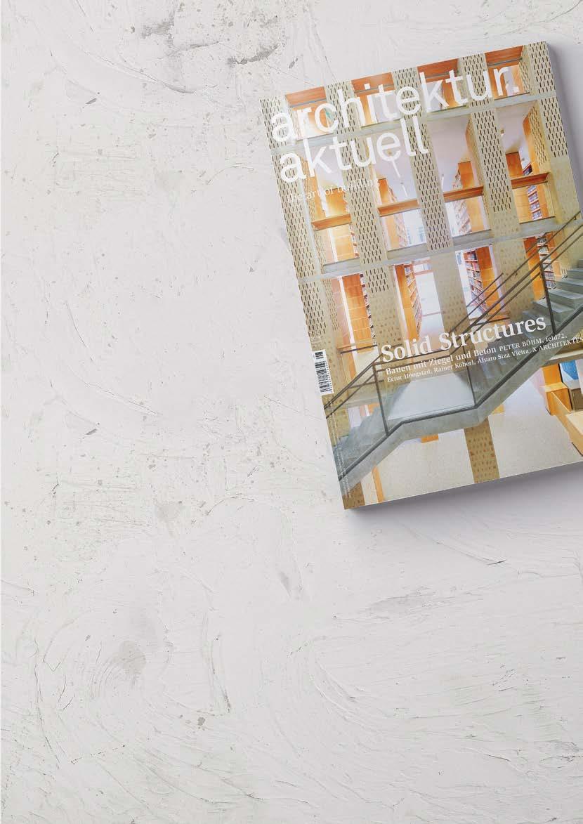 architektur.aktuell is Austria s favourite architecture magazine. Well-known architecture critics provide information about the most important buildings in Austria and throughout the world.