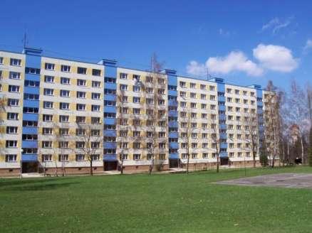 The original facades of residential blocks of flats constructed from prefabricated panels showed the structure of the panel building.