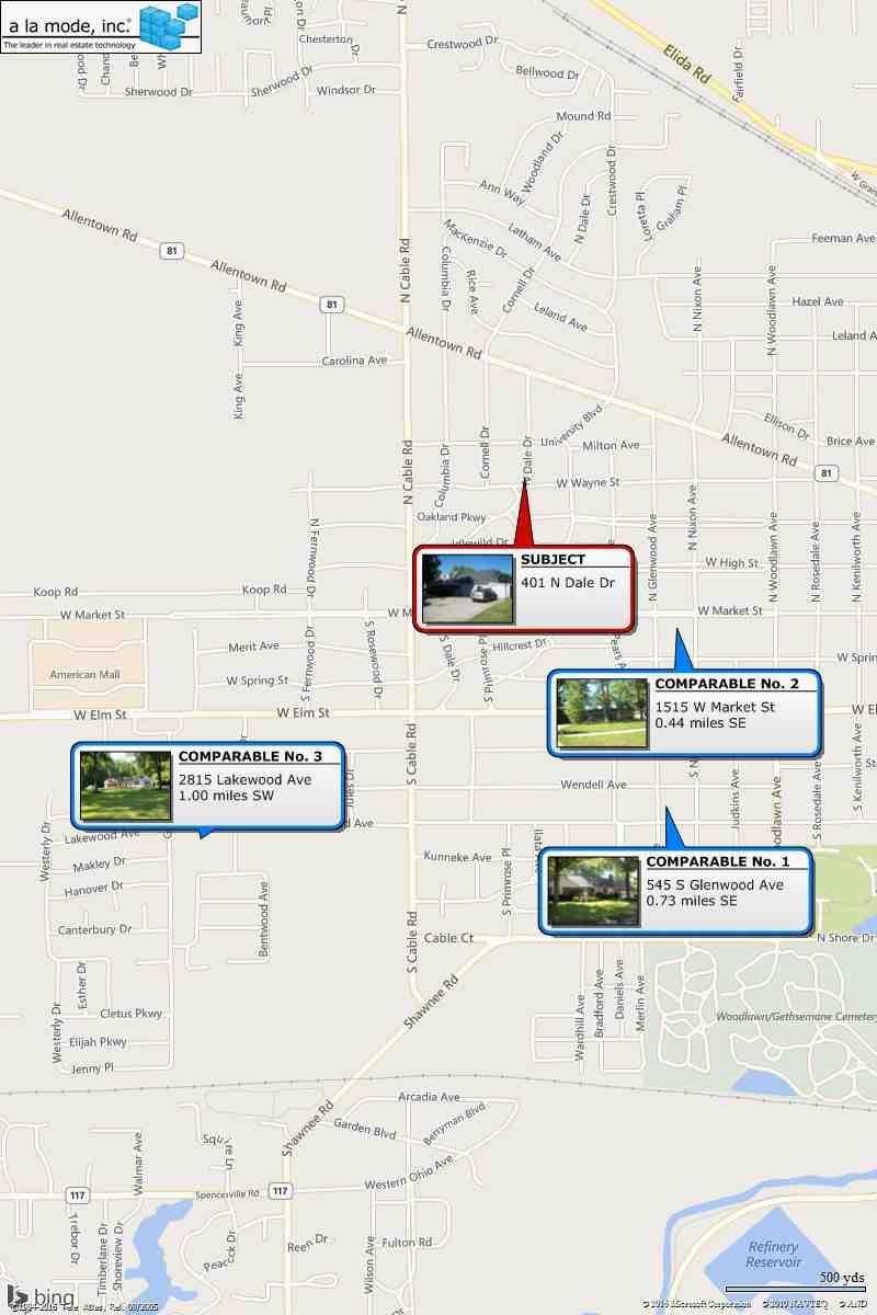 Location Map Borrower Property Address City Creative Home Buying Solutions Lima County Allen State OH Zip Code