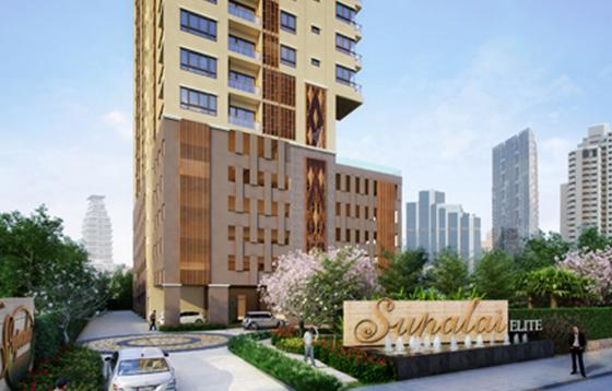 Supalai Elite Sathorn Suanplu is the latest condominium project by Supalai Plc. on Suanplu Road, which is connected to Sathorn Road in the City Area. It enjoyed nearly 100% take-up of its 180 units.