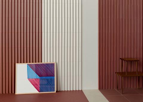 Rombini by Ronan & Erwan Bouroullec Rombini explores the world of colour to create a project of ceramic vibrations,