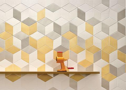 Tex by Raw Edges Tex comes from the idea of a ceramic tile inspired by fabric textures.