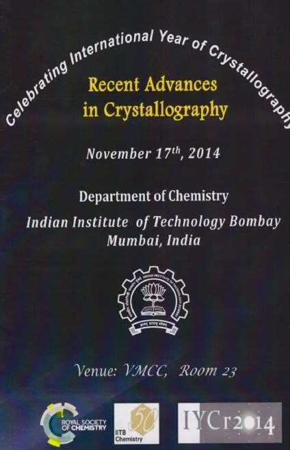 Summary of IYCr activities in India Scientists from India