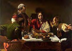 ) Caravaggio Supper at