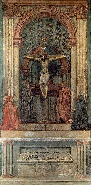 RISE OF THE ARCHITECT REPRESENTATION - The Trinity by Masaccio in Santa