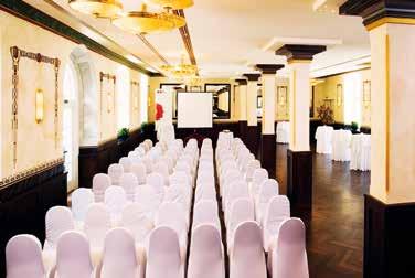 The perfect setting for conferences, seminars, festive galas and