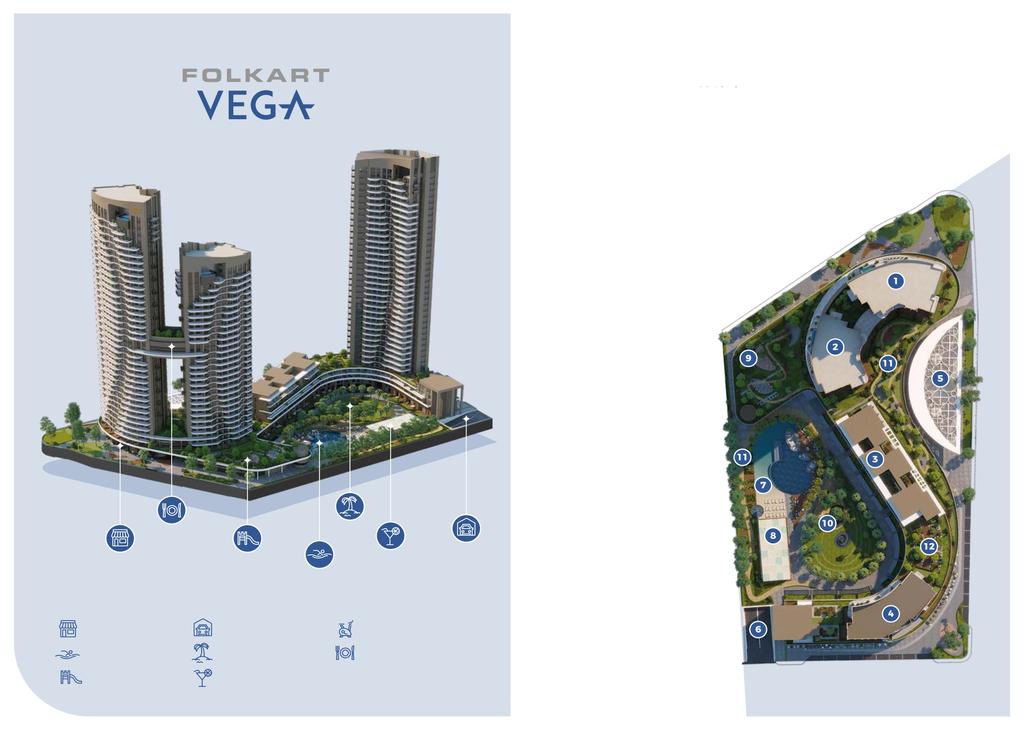 Modern, elegant, and very ambitious Folkart Vega will become the city s newest and brightest star with its innovative design and elaborate architecture.