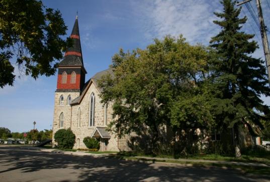 established by Methodist congregations in southwestern Manitoba in the late 19th century. Designed by Winnipeg architect Edward Lowery, and built by Mr.