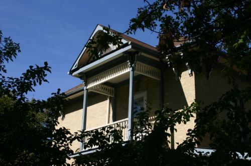 Built in 1897, the house was commissioned by Benjamin Halladay, a farmer and later insurance salesman, and even at the time must have been seen as one the community s mansions.