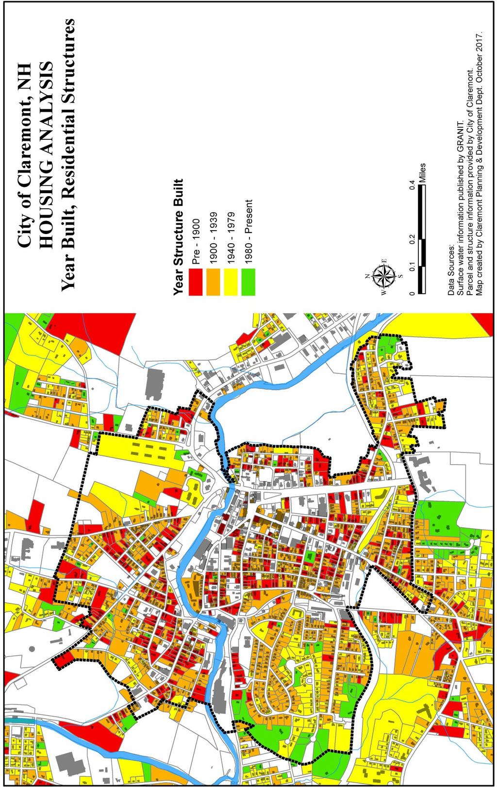 Map 4: Detail of Residential Properties by