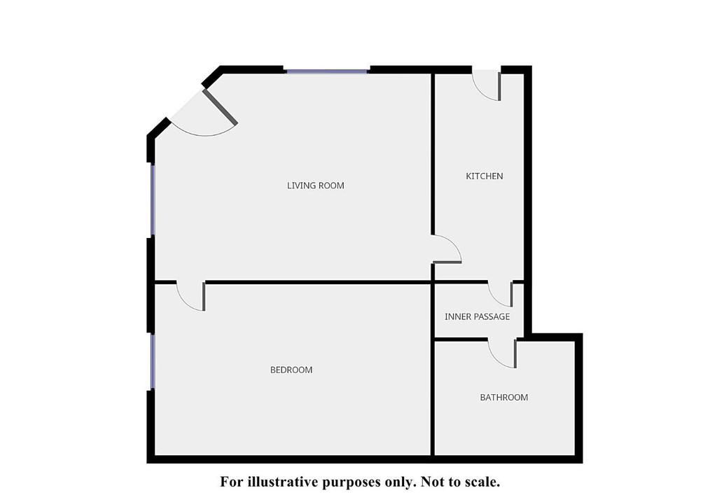 Approximate dimensions: LIVING ROOM 3.78m x 3.41m BEDROOM 3.85m x 2.75m KITCHEN 1.91m x 1.65m SHOWER ROOM 2.56m x 2.