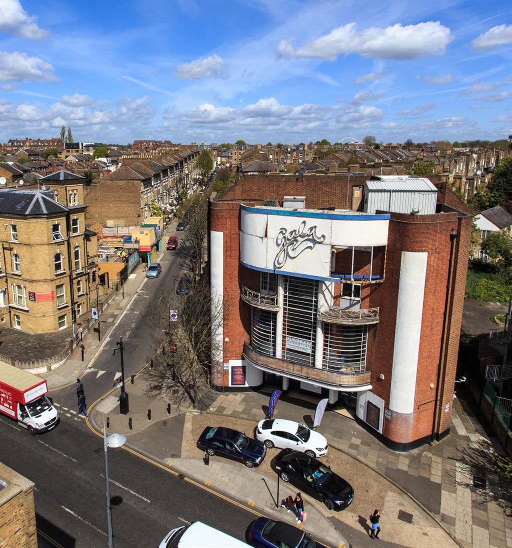 HOME SUMMARY AERIAL DESCRIPTION & LOCATION DEVELOPMENT TERMS SUMMARY A landmark Grade II Listed former cinema and bingo hall (D2 Use Class) extending to approximately 21,638ft 2 (GIA) over 4-storeys