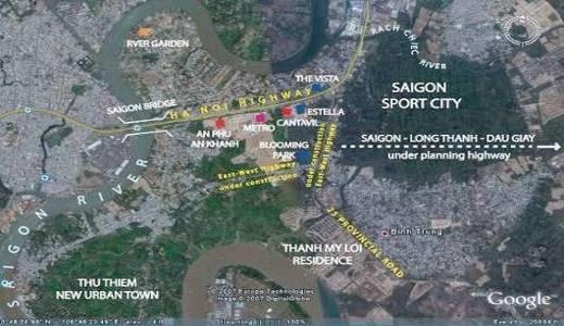 HCMC - New Mega/ Regional Retail Developments SPORTS CITY Location:An Phu