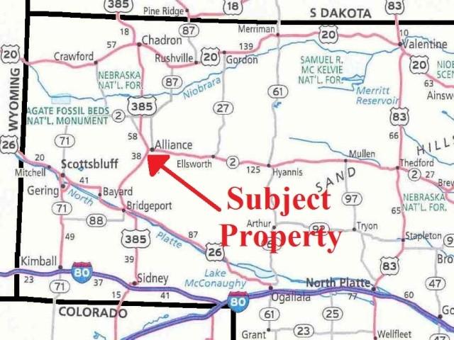 Box Butte County Pivots Alliance, Nebraska Note: The Seller is making known to all potential purchasers that there may be variations between the deeded property lines and the location of the existing