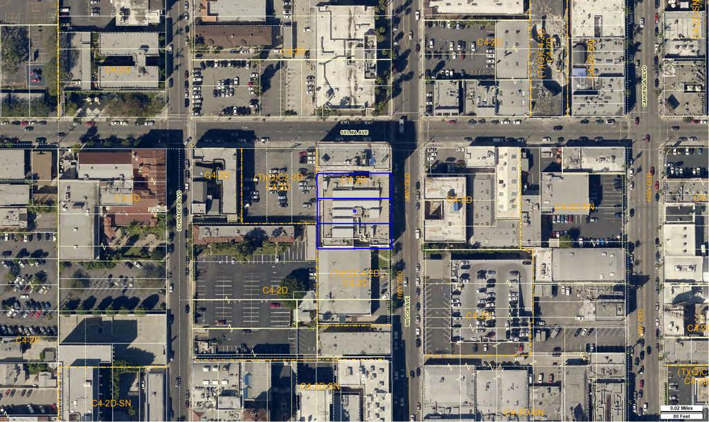 ZIMAS INTRANET 2014 Digital Color-Ortho 06/21/2018 City of Los Angeles Department of City Planning Address: 1545 N WILCOX AVE Tract: H. J. WHITLEY TRACT NO.