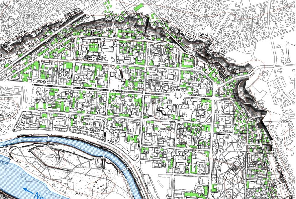 Kaunas New town area: 41,6% of all built environment from interwar