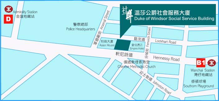 Location map of Duke of
