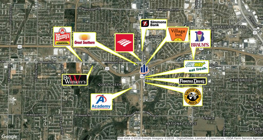 Retailer Map FAMOUS DAVE'S RETAIL CENTER FOR SALE 4406 S.