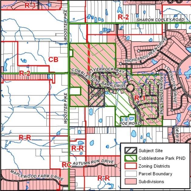 3713acres Zoning: Cobblestone Park PND Utilities: Central water & sewer School Dist.