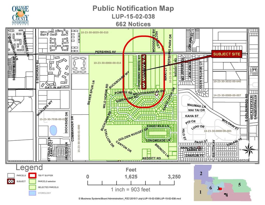 Notification Map Rezoning Staff Report