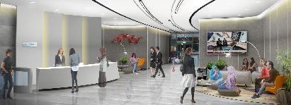 corridor with more F&B options such as restaurant, café and take-away kiosk Enhance drop-off point and lobby to