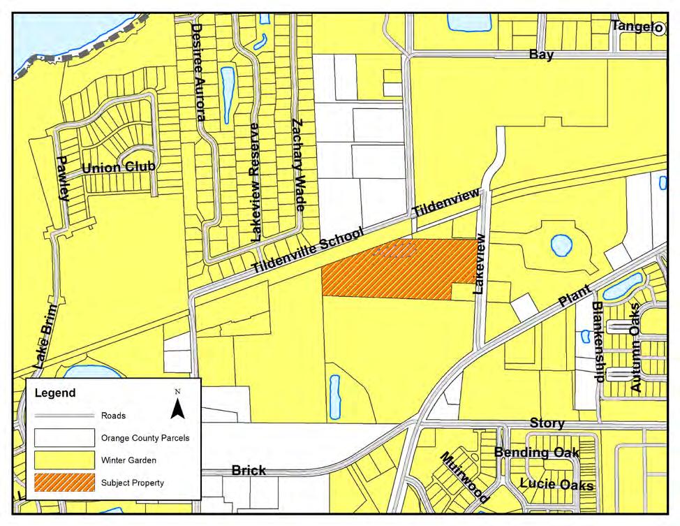 CITY OF WINTER GARDEN PLANNING & ZONING DIVISION 300 West Plant Street - Winter Garden, Florida 34787-3011 (407) 656-4111 STAFF REPORT TO: PLANNING AND ZONING BOARD PREPARED BY: KELLY CARSON, PLANNER