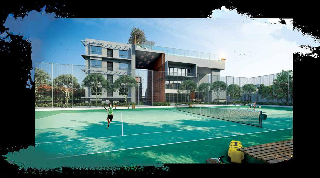 Indulge in diverse world-class amenities. Artist s impression Apart from the joy of living around trees, you will also be able to enjoy the world-class amenities that are replete at Brigade Woods.