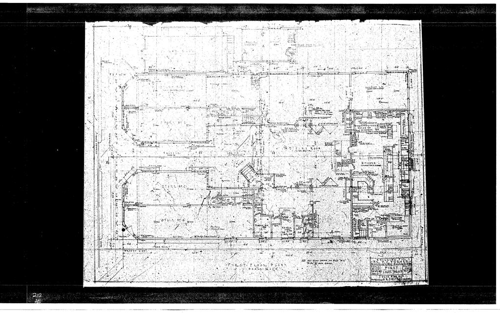 Original First Floor Plan by Julia Morgan, ca.