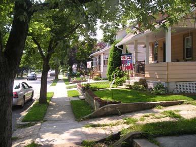 adding more residents, workers, shoppers, amenities, connections, and services. Some consumers prefer smaller homes, with less yard, such as these homes in Westville, New Jersey.