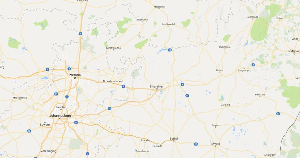 Locality Information The subject property is located in a hilly, mostly agricultural node on the edge of Mpumalanga known as