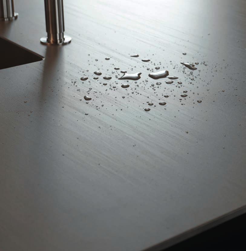 SURFACE FINISHES Adding an extra dimension to their design, our stainless steel worktops are available in a choice of attractive finishes.