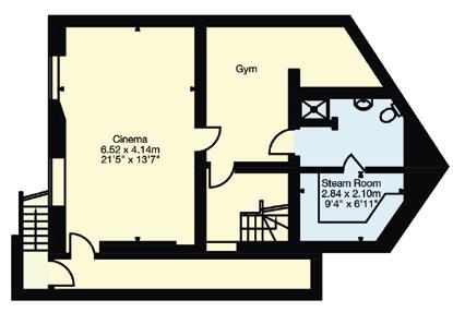 Internal Floor Area Main House: 522 sq.