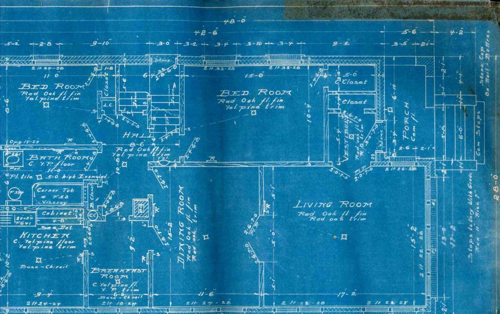 Original Blueprints 1545 Montrose